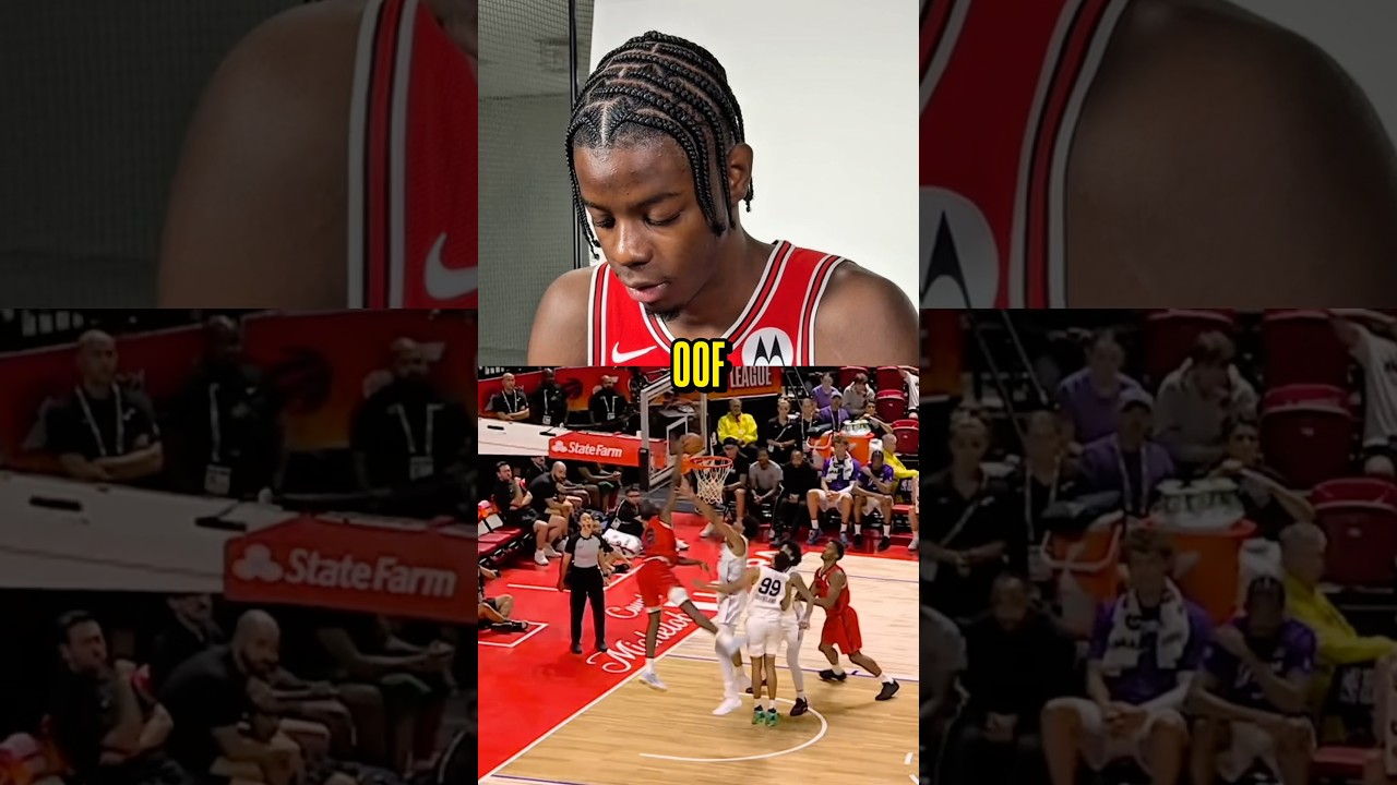 Caleb Wilson breaks down his head-turning dunk at NBA Summer League  💥