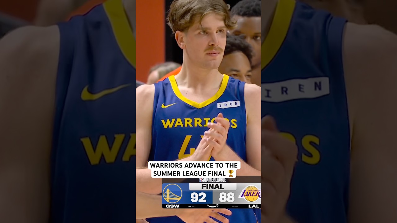 The Warriors are headed to the NBA summer league championship 🏆